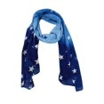 thumbnail image 2 of Women's Patriotic Star Print Lightweight Long Scarf, 2 of 2