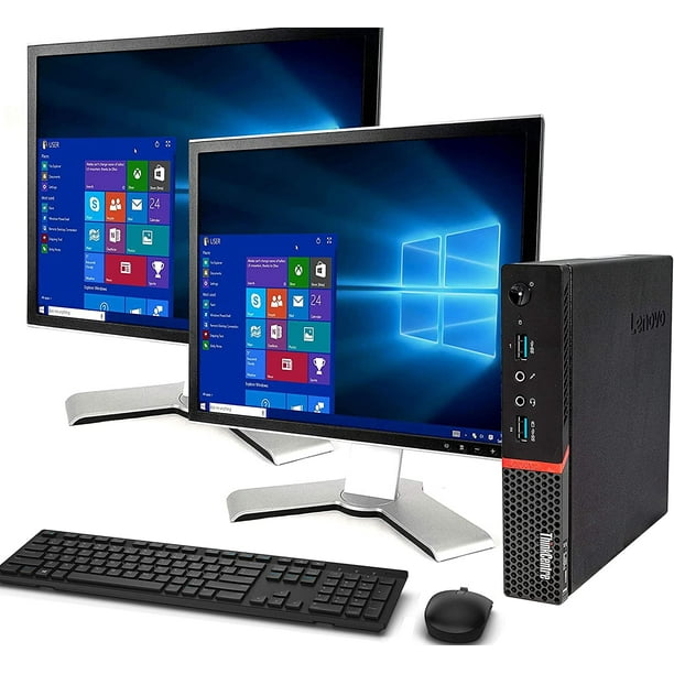 Restored Lenovo M900 Desktop Towers Computer, Intel Core i5 6400T, 16GB