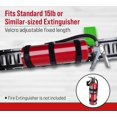 thumbnail image 3 of (4 Pack) E-Track Fire Extinguisher Mount for Truck, Trailer - Fire Extinguisher Holder Mounts & Brackets for E-Track Rail System - Upto 15 lbs - Tool Holder E-Track Accessories, 3 of 7