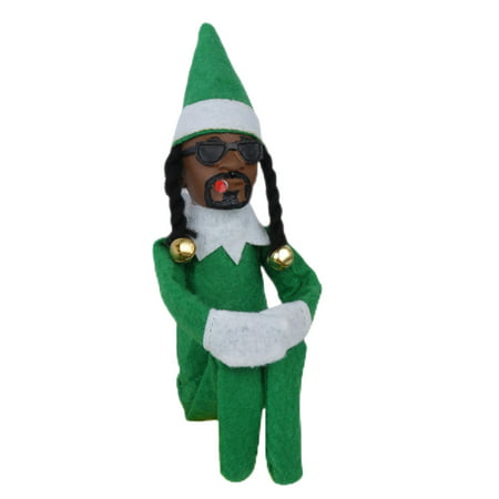Mymisisa Snoop on The Stoop Christmas Elf Doll Black Elves Felt Resin ...