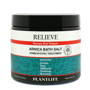 Plantlife Arnica Bath Salt for Sore Muscles, Pain, Aches, Joints