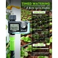 thumbnail image 5 of Nordic Hygge Programmable Water Timer for Garden Hose with Rain Delay/Manual/Automatic Watering System, 5 of 8