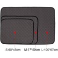 thumbnail image 2 of Washable Dog Training Pads Reusable Puppy Pee Pad 4-Layer Fast Absorb Washable Training Mat with Non-slip Bottom Training Mats For Dogs Washable Indoor Outdoor Car Travel 100x67CM(Grey L), 2 of 7