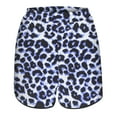 thumbnail image 5 of IROINNID Women's Comfy Summer Leopard Printed Drawstring Waist Shorts With Pocket, 5 of 6