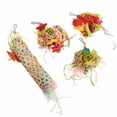 thumbnail image 1 of Hanging Bird Foraging Toy, Refilled Safe Attractive Bird Shredding Toy With Bell For Cockatiel For Parrots, 1 of 8