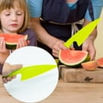 thumbnail image 3 of Nogis 3Pcs Kids Plastic Knife Set,BPA-Free Children's Safe Cooking Knife Set (Ages 4-12)&Cutting Board for Fruit,Salad, 3 of 9