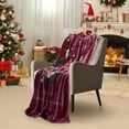 thumbnail image 3 of Grandma Blanket I Love You Blanket for Grandma Soft Grandma Throw Blanket 60" x 50", Burgundy, 3 of 6