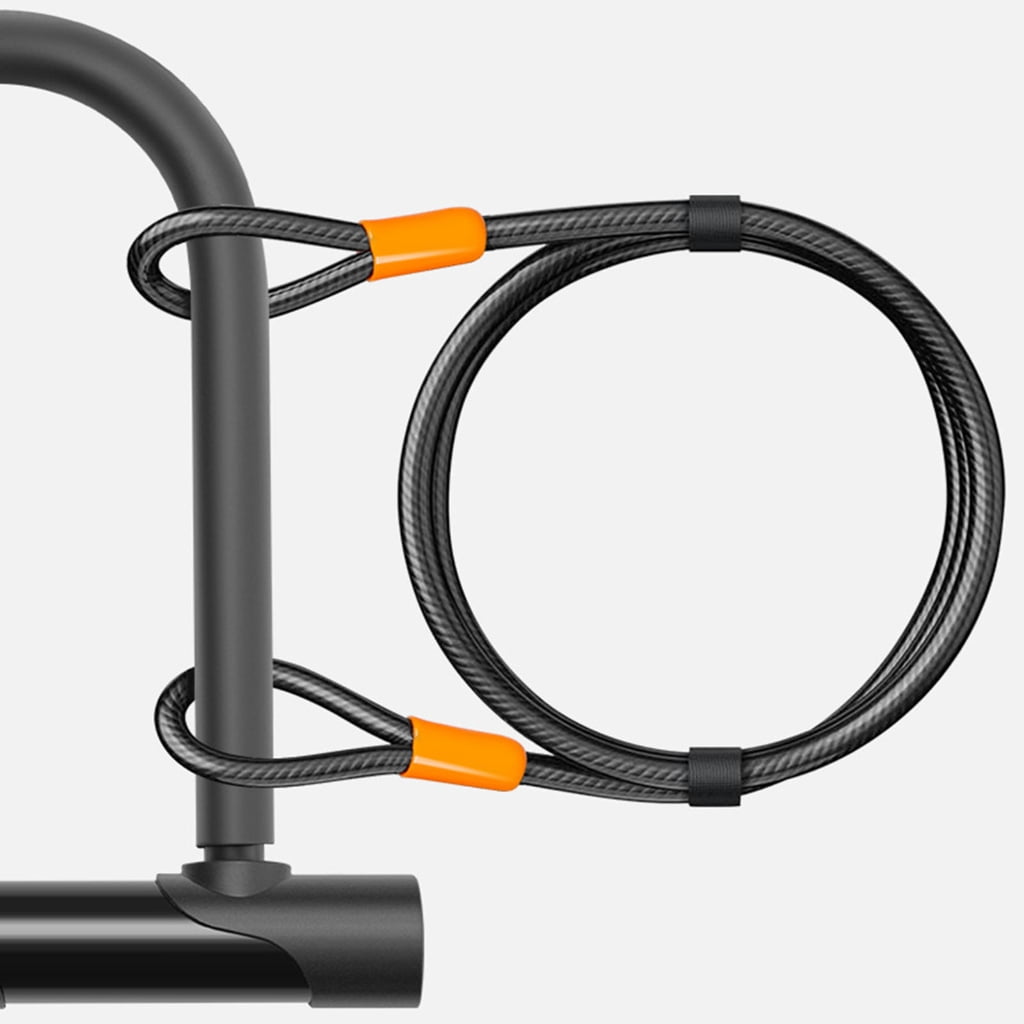 WINDLAND Anti Theft Bike U Lock with Key Heavy Duty Bike Lock Portable Universal Bike Accessories Rustproof Secure Lock