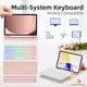 thumbnail image 3 of Conjunto de teclado Para Samsung Galaxy A9 Plus 5G Funda para tableta con teclado Transforme su tableta en una computadora portátil con teclado y mouse, 3 of 8