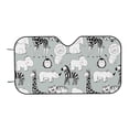 thumbnail image 7 of Balery African Animals Print Car Windshield Sun Shade,Windshield Sunshade for Car Pickup Truck SUV Accessories-Medium, 7 of 7