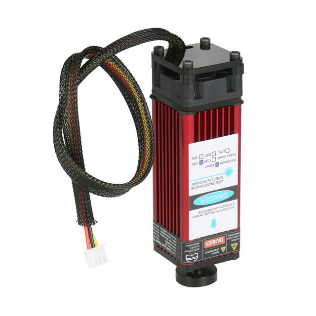 Módulo 5.5W Módulo LÁSER 450 nm Grabado LÁSER LONGITUD AJUSTABLE Grabado Grabado Cuero de Cuero Acrílico para Máquina de Grabado LÁSER CNC Enrutador de Corte