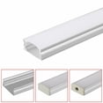 thumbnail image 3 of 10x Profil LED Profil aluminium Profil rail aluminium 1M pour Bandes LED Anodisées, 3 of 5