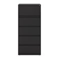 thumbnail image 6 of Hirsh 30-in Wide HL10000 Series Metal 5 Drawer Lateral File Cabinet Black, 6 of 9