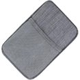 thumbnail image 2 of Bolsa para accesorios electrónicos, estuche organizador para dispositivos digitales, funda de transporte de nailon gris para guardar equipos de viaje, cables, USB, auriculares, disco duro portátil, 2 of 4