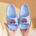 thumbnail image 2 of IVEYRTF Kids Slides Shoes Non Slip Thick Sole Casual Solid Color Home Slippers Bathroom Indoor Summer Comfort Breathable Slide Sandals, 2 of 5