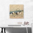 thumbnail image 2 of ARTCANVAS Ashi Clam 1821 Canvas Art Print by Katsushika Hokusai - Size: 18" x 18" (0.75" Deep), 2 of 9