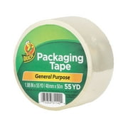 Duck Brand 1.88 Inches x 55 Yards Clear General Purpose Acrylic Packing Tape