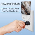 thumbnail image 3 of Marbled LED Square Night Lights - Small and Stylish Energy-Saving Lamps, 3 of 6