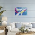 thumbnail image 3 of Stupell Industries Contemporary Breaching Humpback Whale White Framed Giclee Art, 30 x 20, by Chromatic Storm Studio, 3 of 8