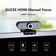 thumbnail image 1 of GUCEE HD98 1080P Webcam Manual Focus Computer Camera Built-in Microphone Drive-free Camera for PC Laptop Black, 1 of 5