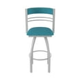 thumbnail image 5 of 860 Hunter 30" Swivel Bar Stool with Anodized Nickel Finish and Graph Tidal Seat and Back, 5 of 5