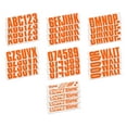 thumbnail image 4 of STIFFIE Uniline Orange 3" Alpha-Numeric Identification Custom Kit Registration Numbers & Letters Marine Stickers Decals for Boats & Personal Watercraft PWC, 4 of 8