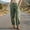 Army Green plus size cargo pants a1, variant on Women's Plus Size Cargo Pants High Waisted with Pockets Cuffed Casual Streetwear Loose Long Trousers Vacation Travel Work, Army Green S