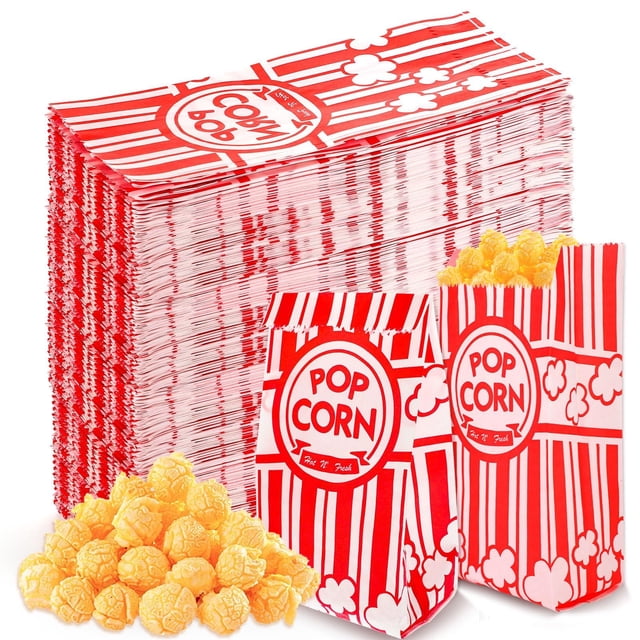 Bolsas para palomitas WSICSE, 600 unidades, bolsas de papel para palomitas de 30 ml