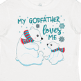 thumbnail image 4 of Inktastic My Godfather Loves Me- cute polar bears Boys or Girls Toddler T-Shirt, 4 of 5