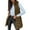 Khaki, variant on GTEYOIJN Cardigan Sweater Puffer Vest Women Quilted Padded Warm Coat Outwear Button Down Zip Up Sleeveless Vests Fall Winter Hooded Jackets