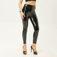 thumbnail image 4 of Skymirror Women Sexy Mirror Red/Black Faux Leather Pants Elastic High Waist Pants Slim Casual Long Trousers Sexy Nightclub Faux Leather Pants Female Clothing, 4 of 8