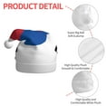 thumbnail image 4 of Bingfone Korea Santa Hat for Adults,Unisex Christmas Hat Hats Extra Thicken Classic Plush for Christmas New Year Festive Holiday, 4 of 6