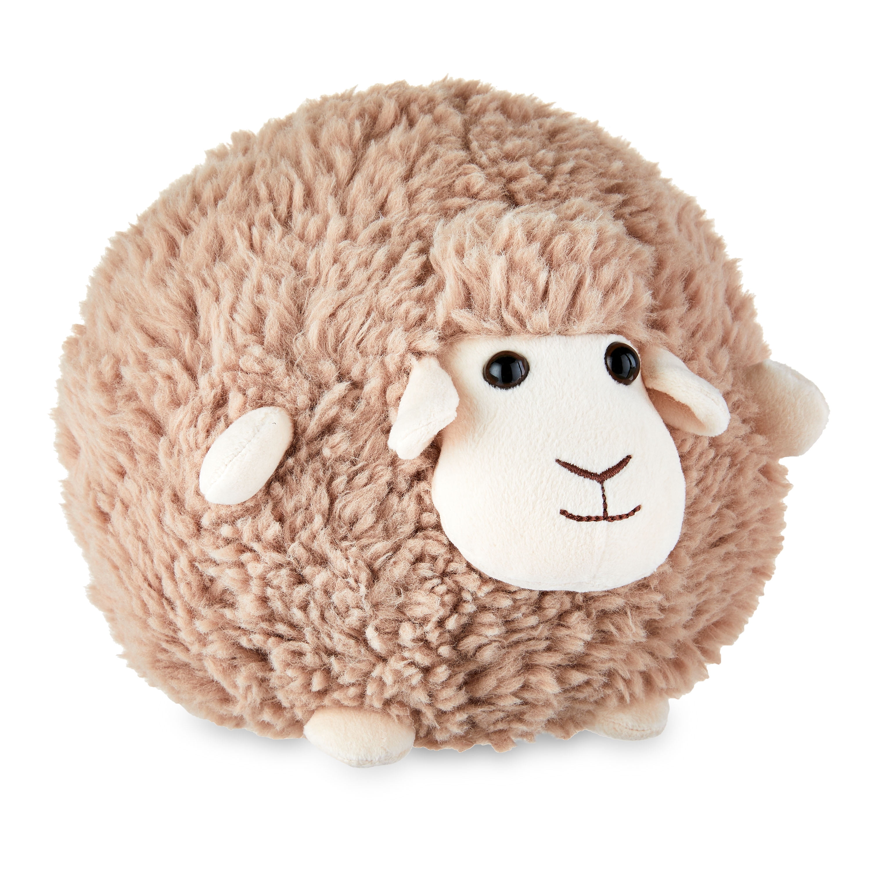 Way To Celebrate Easter 7.5" Medium Round Sheep Plush, Brown