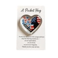 thumbnail image 2 of Patriotic Home Decor, American Flag Wooden Centerpiece for 4th of July, Memorial Day Gifts for Men and Women, Military Appreciation Gift, Tabletop and Mantle Decor, 2 of 6