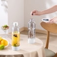 thumbnail image 4 of Portable Soda Maker Machine for Home,1000ml Sparkling Water Carbonator,One-Button Operation,Dual Lid Design,Versatile Beverage Carbonator for Juices and Flavored Waters, 4 of 7