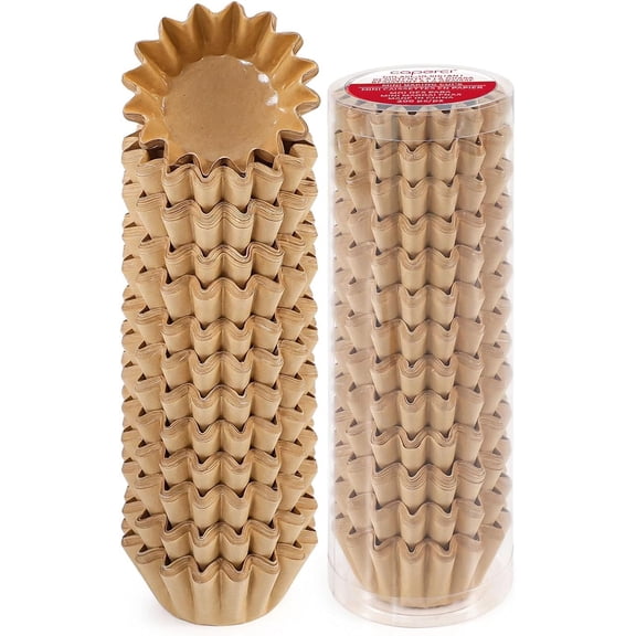 Caperci Heavy-Duty Natural Cupcake Liners - 200 Count Grease-Resistant Baking Cups, Odorless, No Pan Needed, Easy Release​(Natural)