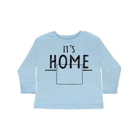 

Inktastic It s Home- State of Wyoming Outline Distressed Text Gift Toddler Boy or Toddler Girl Long Sleeve T-Shirt