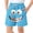 Light Blue, variant on ZACPNCV Boys Swim Trunks Funny Cartoon Face Print Quick Dry Beach Shorts Kids Casual Board Shorts Summer Pool Vacation