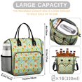 thumbnail image 5 of Pioneer Flower Floral Print Pattern Insulated Leakproof Lunch Box for Women, Large Lunch Bag for Tween Teen Adult, Loncheras Para Mujer for Work Beach Travel Picnic Camping, 5 of 6