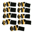 thumbnail image 1 of Juego de fundas para cabezas de hierro para palos de golf de punto con Números negras Sailing, 1 of 15