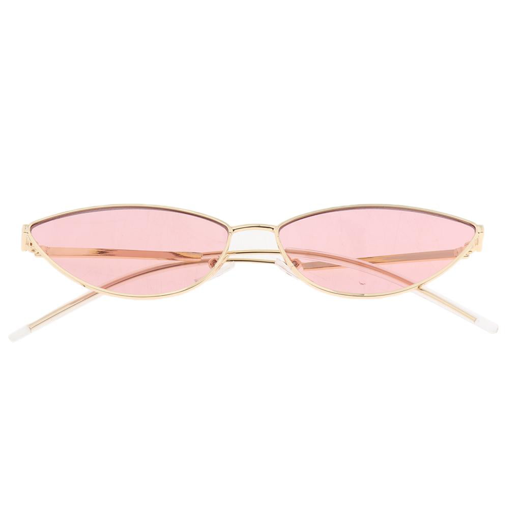 New Womens Cat Eye Fashion Triangle Sunglasses Shades Retro Vintage Small Gothic 