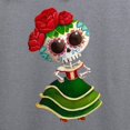 thumbnail image 3 of CafePress - El Dia De Los Muertos Skeleton Girl Women's Hooded - Pullover Hoodie, Classic & Comfortable Hooded Sweatshirt, 3 of 4