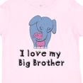 thumbnail image 4 of Inktastic I Love my Big Brother Elephant Blue Pink Girls Toddler T-Shirt, 4 of 5