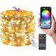 thumbnail image 1 of Luces de hadas enchufables, luces de hadas LED con luces parpadeantes que cambian de color Rgb con control remoto Bluetooth, luces de hadas de control de aplicaciones, 1 of 1