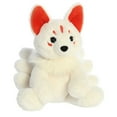 thumbnail image 5 of Aurora - Medium White Fantasy - 10" Kitsune - Mysterious Stuffed Animal, 5 of 5