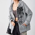 thumbnail image 5 of Sudaderas con capucha Harajuku y2k para mujer, sudaderas con estampado de alas y gráficos Vintage de los años 90, sudaderas de manga larga de gran tamaño, chaquetas góticas de centro comercial Grunge, 5 of 5