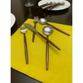 thumbnail image 7 of Vibhsa Hammered Stainless Steel Flatware 20-PC Set, 7 of 7