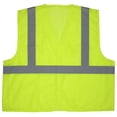 thumbnail image 2 of MCR Safety MCR-V2CL2MLL Class 2 Mesh Safety Vest, Lime - Large, 2 of 2