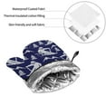 thumbnail image 6 of Sikiie Abstract Skiing Oven Mitts and Pot Holders, Silicone Oven Gloves, Heat Resistant Oven Mitts 4Pcs Set, 6 of 6