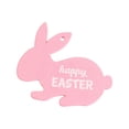 thumbnail image 1 of Easter Standing Table Decor Wooden Bunny Rabbit Tabletop Decoration Easter Decor Block Sign Table For Easter Home Party Supplies, 1 of 6